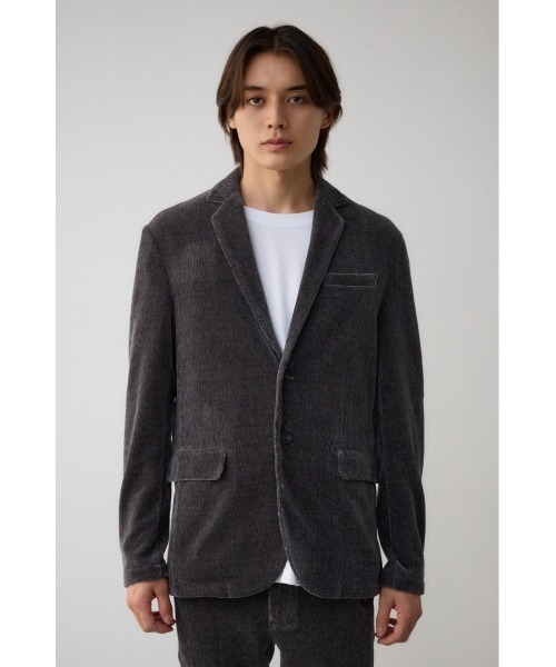 AZUL by moussy（アズールバイマウジー）の「ベロアコーデュロイステイサムジャケット（テーラードジャケット・メンズ・ブラック/グレー・LARGE/MEDIUM）」の18枚目の写真