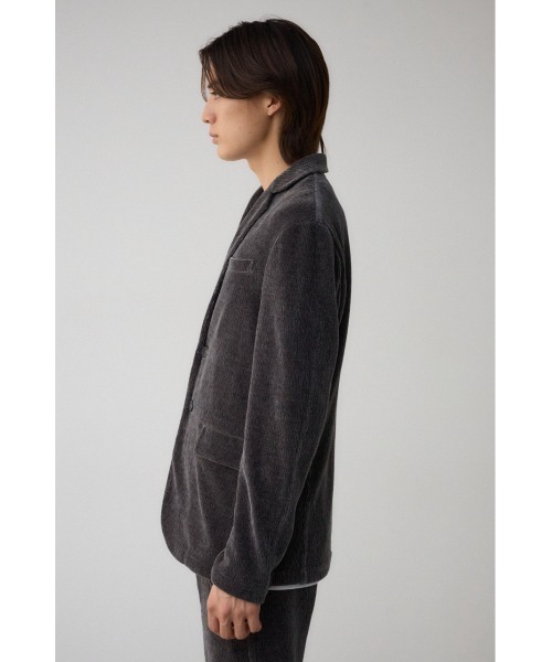 AZUL by moussy（アズールバイマウジー）の「ベロアコーデュロイステイサムジャケット（テーラードジャケット・メンズ・ブラック/グレー・LARGE/MEDIUM）」の19枚目の写真