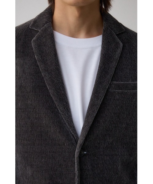 AZUL by moussy（アズールバイマウジー）の「ベロアコーデュロイステイサムジャケット（テーラードジャケット・メンズ・ブラック/グレー・LARGE/MEDIUM）」の21枚目の写真