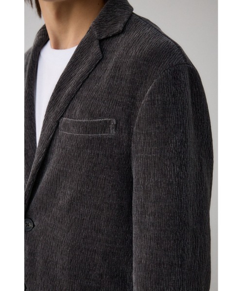 AZUL by moussy（アズールバイマウジー）の「ベロアコーデュロイステイサムジャケット（テーラードジャケット・メンズ・ブラック/グレー・LARGE/MEDIUM）」の22枚目の写真