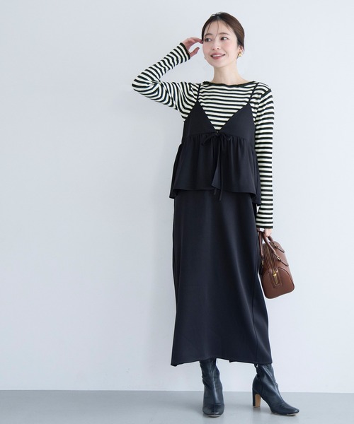 coca（coca）（コカ）の「【WEB限定セール】アンゴラタッチ ボートネックリブニット（ニット/セーター・レディース・ブラック/A/B/アイボリー/その他1/チャコール/ネイビー・S/M/L）」の10枚目の写真