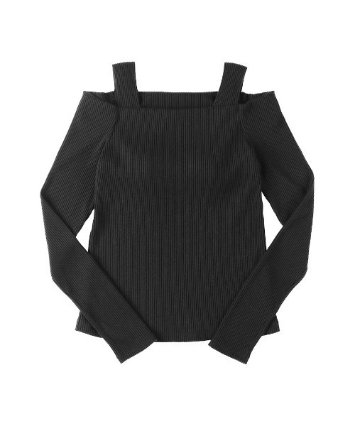 OUR WACOAL(アワワコール)の「カップ付きストラップオフショルダー 長袖(Tシャツ/カットソー・レディース・グレー/オレンジ/ベージュ/ブラック・L/M)」の22枚目の写真
