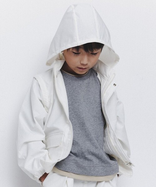 BRANSHES(ブランシェス)の「【b.+A 】金子綾/4WAYジャケット(その他アウター・キッズ・ブラック/アイボリー・150/130/140/90/100/110/120)」の2枚目の写真