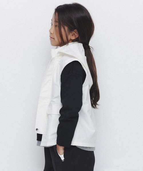 BRANSHES(ブランシェス)の「【b.+A 】金子綾/4WAYジャケット(その他アウター・キッズ・ブラック/アイボリー・150/130/140/90/100/110/120)」の7枚目の写真