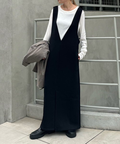 ピン PING ダンボールニットワンピース タフタジョイントダンボールニットワンピース /日本製