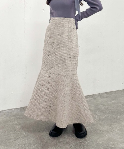 【セール】ツイードマーメイドスカート(スカート)|archives(アルシーヴ) 【セール】ツイードマーメイドスカート(スカート)|archives(アルシーヴ)