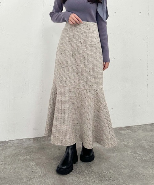 【セール】ツイードマーメイドスカート(スカート)|archives(アルシーヴ) 【セール】ツイードマーメイドスカート(スカート)|archives(アルシーヴ)