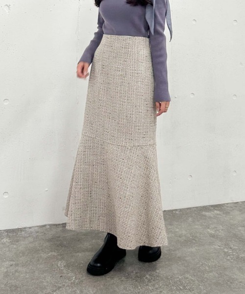 【セール】ツイードマーメイドスカート(スカート)|archives(アルシーヴ) 【セール】ツイードマーメイドスカート(スカート)|archives(アルシーヴ)