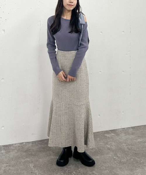【セール】ツイードマーメイドスカート(スカート)|archives(アルシーヴ) 【セール】ツイードマーメイドスカート(スカート)|archives(アルシーヴ)