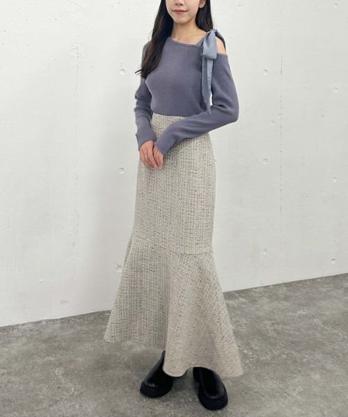 【セール】ツイードマーメイドスカート(スカート)|archives(アルシーヴ) 【セール】ツイードマーメイドスカート(スカート)|archives(アルシーヴ)