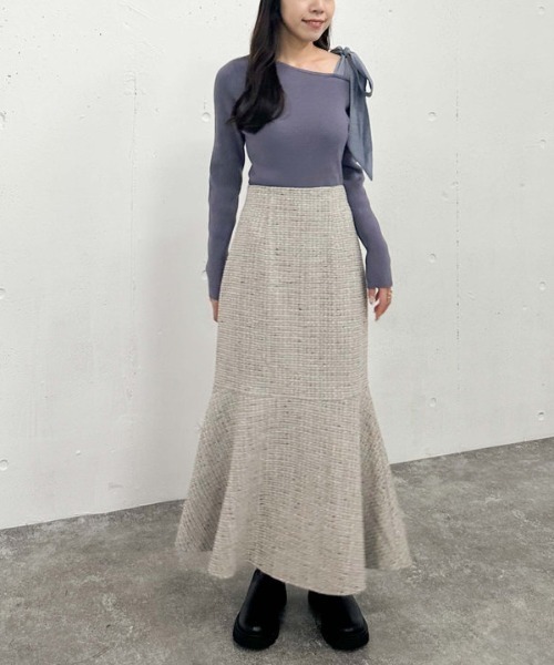 【セール】ツイードマーメイドスカート(スカート)|archives(アルシーヴ) 【セール】ツイードマーメイドスカート(スカート)|archives(アルシーヴ)