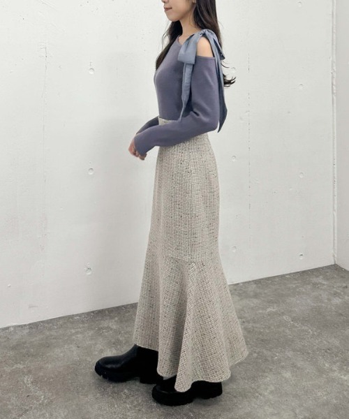 【セール】ツイードマーメイドスカート(スカート)|archives(アルシーヴ) 【セール】ツイードマーメイドスカート(スカート)|archives(アルシーヴ)