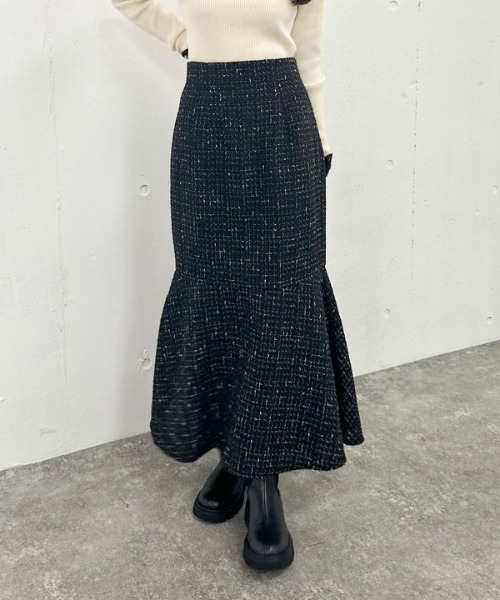 【セール】ツイードマーメイドスカート(スカート)|archives(アルシーヴ) 【セール】ツイードマーメイドスカート(スカート)|archives(アルシーヴ)