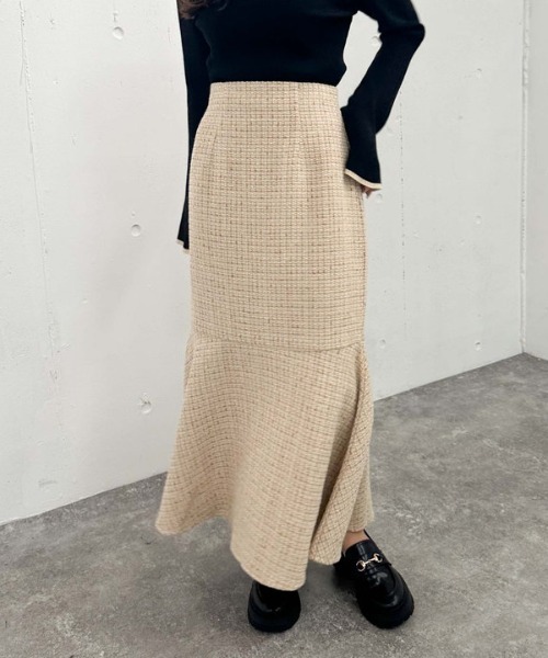 【セール】ツイードマーメイドスカート(スカート)|archives(アルシーヴ) 【セール】ツイードマーメイドスカート(スカート)|archives(アルシーヴ)