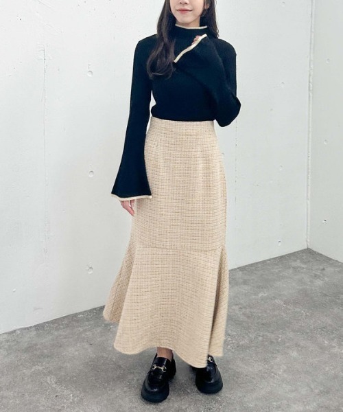 【セール】ツイードマーメイドスカート(スカート)|archives(アルシーヴ) 【セール】ツイードマーメイドスカート(スカート)|archives(アルシーヴ)