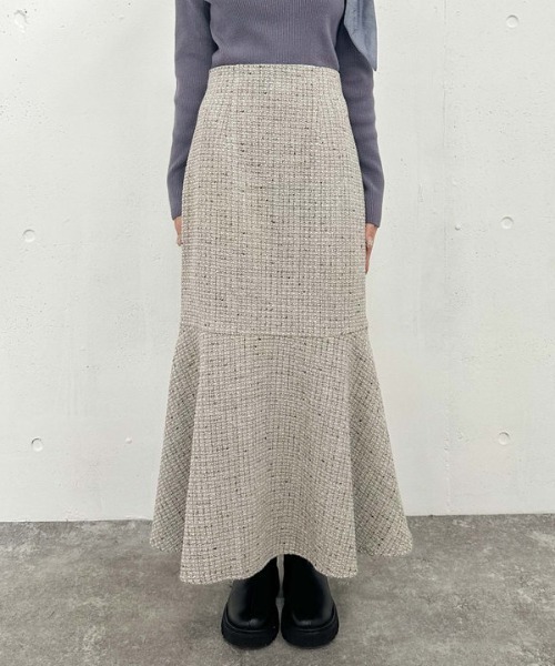 【セール】ツイードマーメイドスカート(スカート)|archives(アルシーヴ) 【セール】ツイードマーメイドスカート(スカート)|archives(アルシーヴ)