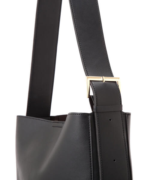 FREE'S MART（フリーズマート）の「◆ワンショルトート（トートバッグ・レディース・ブラック/ブラウン・ﾌﾘ-）」の7枚目の写真