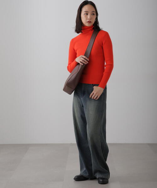 FREE'S MART（フリーズマート）の「◆ワンショルトート（トートバッグ・レディース・ブラック/ブラウン・ﾌﾘ-）」の14枚目の写真