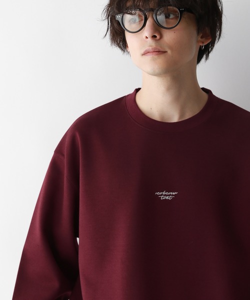 RAGEBLUE（レイジブルー）の「ワンポイント刺繍/オーバーサイズテックプルオーバースウェット（スウェット・メンズ・ブラック/ワインレッド/ホワイト/ダークグレー・LARGE/MEDIUM）」の13枚目の写真