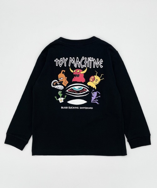 TOY MACHINE(トイ マシーン)の「TOY MACHINE/トイマシーン キッズ ロンT DESI BLOOD SUCKING SK LST 24A976-42(Tシャツ/カットソー・キッズ・ブラック/ターメリック/ホワイト・130cm/140cm/150cm/160cm)」の2枚目の写真
