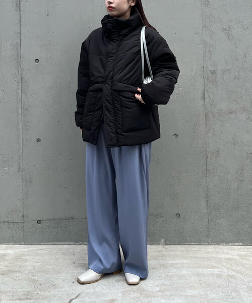 mline（エムライン）の「[mline]ウエストボタンスラックス（スラックス・レディース・ブラック/ブルー/チャコールグレー・1/2）」の16枚目の写真