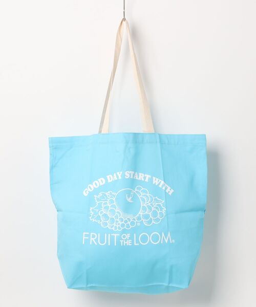FRUIT OF THE LOOM（フルーツオブザルーム）の「【FRUIT OF THE LOOM】BRAIDED CORD TOTE BAG（トートバッグ・レディース・ライトブルー/オレンジ・FREE）」の8枚目の写真