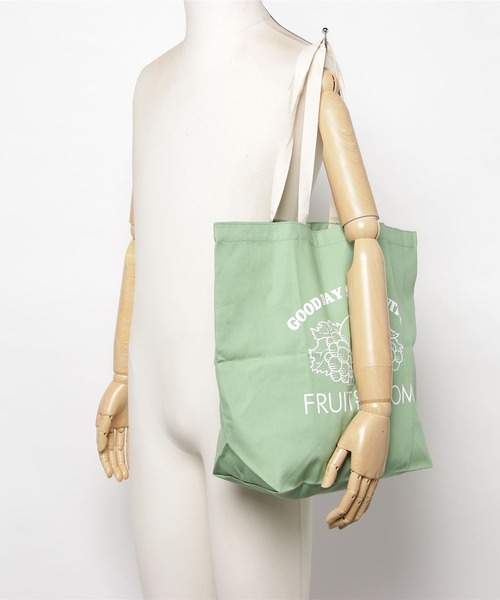 FRUIT OF THE LOOM（フルーツオブザルーム）の「【FRUIT OF THE LOOM】BRAIDED CORD TOTE BAG（トートバッグ・レディース・ライトブルー/オレンジ・FREE）」の15枚目の写真