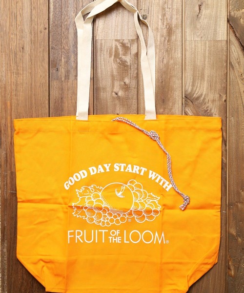 FRUIT OF THE LOOM（フルーツオブザルーム）の「【FRUIT OF THE LOOM】BRAIDED CORD TOTE BAG（トートバッグ・レディース・ライトブルー/オレンジ・FREE）」の10枚目の写真