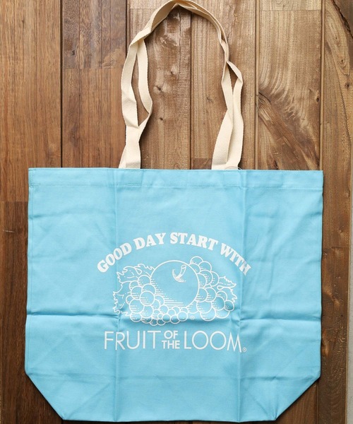 FRUIT OF THE LOOM（フルーツオブザルーム）の「【FRUIT OF THE LOOM】BRAIDED CORD TOTE BAG（トートバッグ・レディース・ライトブルー/オレンジ・FREE）」の11枚目の写真