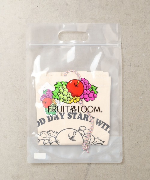 FRUIT OF THE LOOM（フルーツオブザルーム）の「【FRUIT OF THE LOOM】BRAIDED CORD TOTE BAG（トートバッグ・レディース・ライトブルー/オレンジ・FREE）」の5枚目の写真