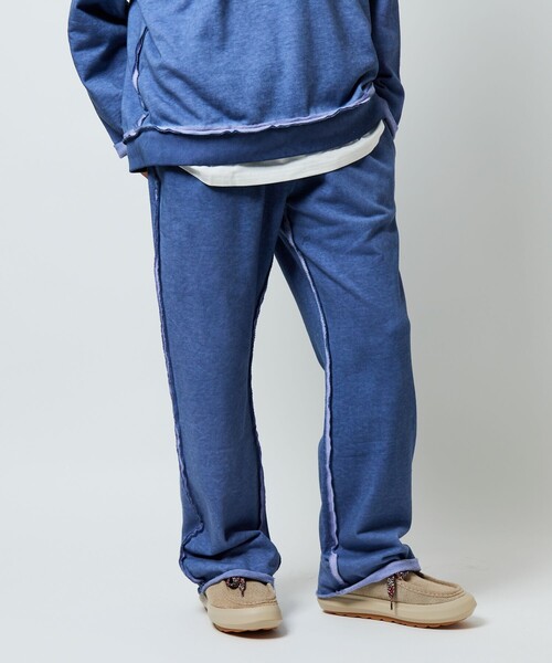 FREAK'S STORE（フリークスストア）の「SCREENSTARS/スクリーンスターズ インサイドアウト スウェット パンツ ダート加工（スウェットパンツ・メンズ・ライトグレー/ネイビー/ブラック/チャコールグレー・LARGE/MEDIUM）」の4枚目の写真