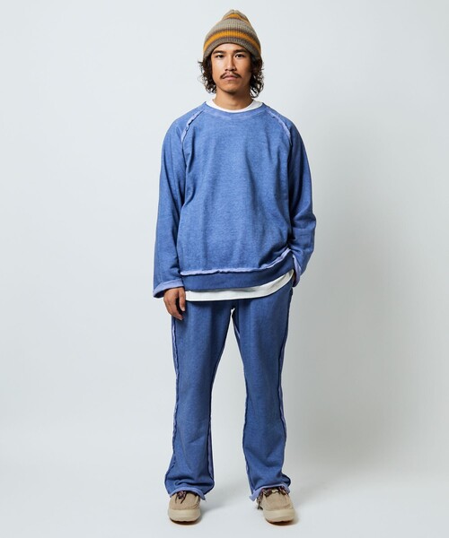 FREAK'S STORE（フリークスストア）の「SCREENSTARS/スクリーンスターズ インサイドアウト スウェット パンツ ダート加工（スウェットパンツ・メンズ・ライトグレー/ネイビー/ブラック/チャコールグレー・LARGE/MEDIUM）」の17枚目の写真