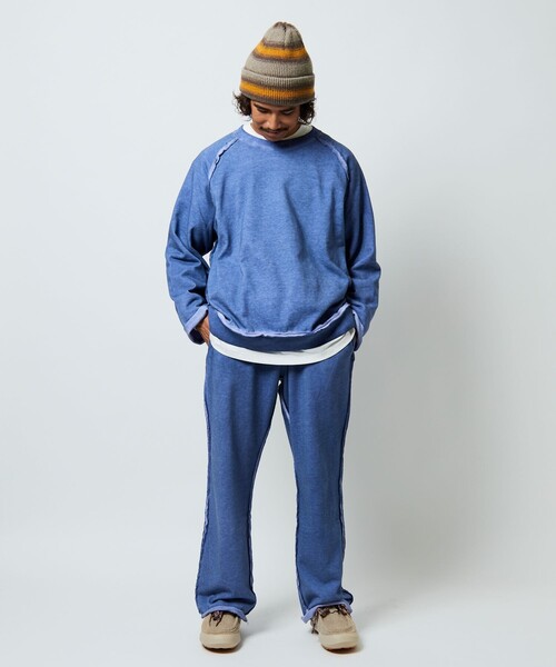 FREAK'S STORE（フリークスストア）の「SCREENSTARS/スクリーンスターズ インサイドアウト スウェット パンツ ダート加工（スウェットパンツ・メンズ・ライトグレー/ネイビー/ブラック/チャコールグレー・LARGE/MEDIUM）」の18枚目の写真