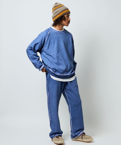 FREAK'S STORE（フリークスストア）の「SCREENSTARS/スクリーンスターズ インサイドアウト スウェット パンツ ダート加工（スウェットパンツ・メンズ・ライトグレー/ネイビー/ブラック/チャコールグレー・LARGE/MEDIUM）」の21枚目の写真