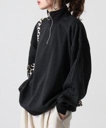 Half-zip sweatshirt / ハーフジップ スウェットトレーナー unisex