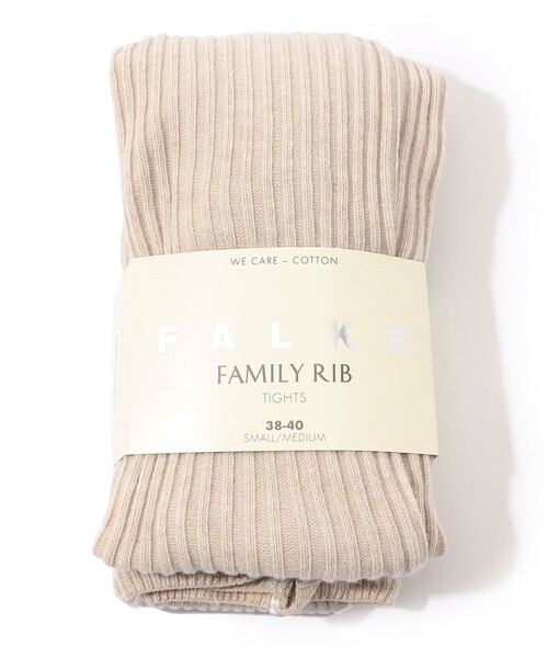 FALKE(ファルケ)の「■FALKE Family リブタイツ(タイツ/ストッキング・レディース・チャコールグレー/ブラック/ベージュ・FREE)」の3枚目の写真