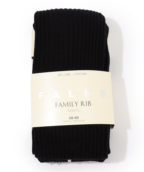 FALKE(ファルケ)の「■FALKE Family リブタイツ(タイツ/ストッキング・レディース・チャコールグレー/ブラック/ベージュ・FREE)」の1枚目の写真