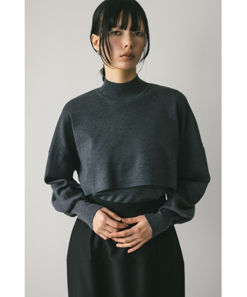 ニット セーター 「ZOZO/店舗限定」ウォッシャブルレイヤードニット レディース STYLEMIXER（スタイルミキサー）の「【ZOZO/店舗限定