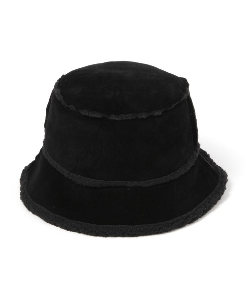 Minnetonka（ミネトンカ）の「【MINNETONKA(ミネトンカ)】別注フェイクスエードハット（ハット・レディース・キャメル/ブラック・FREE）」の7枚目の写真