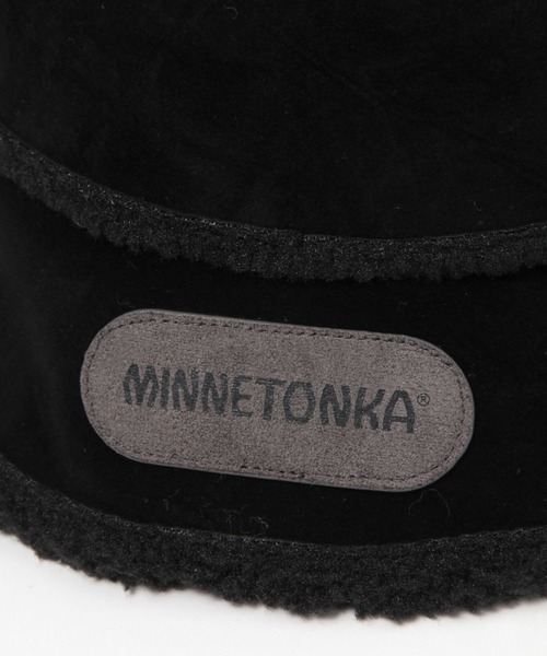 Minnetonka（ミネトンカ）の「【MINNETONKA(ミネトンカ)】別注フェイクスエードハット（ハット・レディース・キャメル/ブラック・FREE）」の9枚目の写真