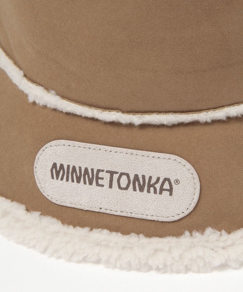 Minnetonka（ミネトンカ）の「【MINNETONKA(ミネトンカ)】別注フェイクスエードハット（ハット・レディース・キャメル/ブラック・FREE）」の11枚目の写真