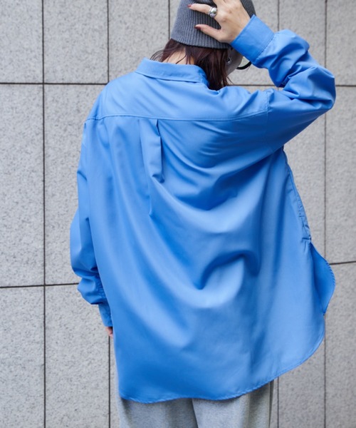 Auntie Rosa Holiday（アンティローザホリデー）の「オーバーサイズレギュラーカラーシャツ（シャツ/ブラウス・レディース・ブルー/オフホワイト/ピンク/その他・FREE）」の20枚目の写真