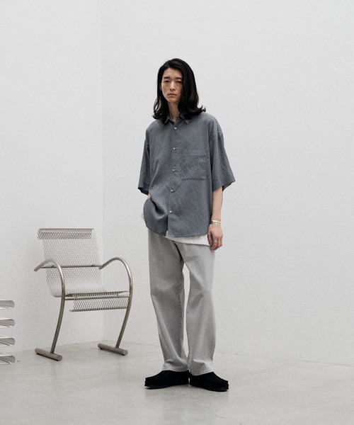 WYM LIDNM(ウィム バイ リドム)の「半袖シャツ(シャツ/ブラウス・メンズ・グリーン・L)」の2枚目の写真