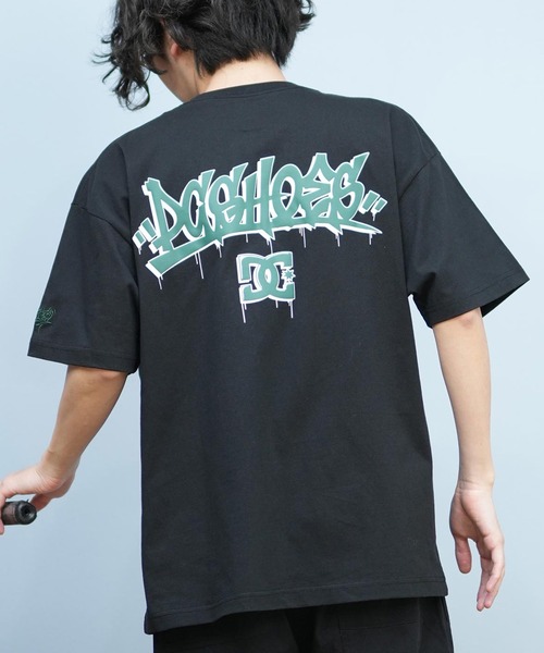 DC（ディーシー）の「DC/ディーシー 半袖Tシャツ バックプリント ルーズシルエット 25 GRAFFITTI SS DST251097（Tシャツ/カットソー・メンズ・ホワイト/ブラック・XL/L/M/XXL）」の2枚目の写真
