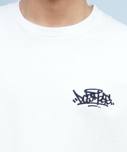 DC（ディーシー）の「DC/ディーシー 半袖Tシャツ バックプリント ルーズシルエット 25 GRAFFITTI SS DST251097（Tシャツ/カットソー・メンズ・ホワイト/ブラック・XL/L/M/XXL）」の10枚目の写真