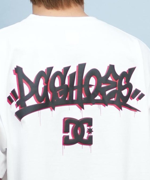 DC（ディーシー）の「DC/ディーシー 半袖Tシャツ バックプリント ルーズシルエット 25 GRAFFITTI SS DST251097（Tシャツ/カットソー・メンズ・ホワイト/ブラック・XL/L/M/XXL）」の12枚目の写真
