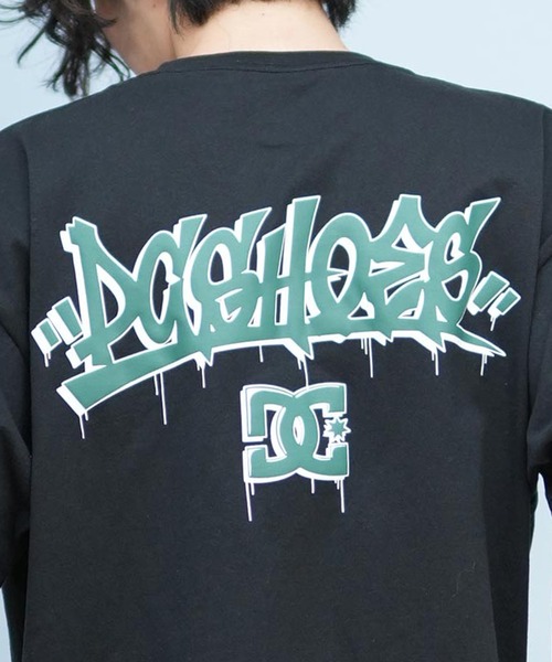 DC（ディーシー）の「DC/ディーシー 半袖Tシャツ バックプリント ルーズシルエット 25 GRAFFITTI SS DST251097（Tシャツ/カットソー・メンズ・ホワイト/ブラック・XL/L/M/XXL）」の21枚目の写真