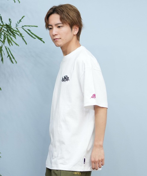 DC（ディーシー）の「DC/ディーシー 半袖Tシャツ バックプリント ルーズシルエット 25 GRAFFITTI SS DST251097（Tシャツ/カットソー・メンズ・ホワイト/ブラック・XL/L/M/XXL）」の4枚目の写真