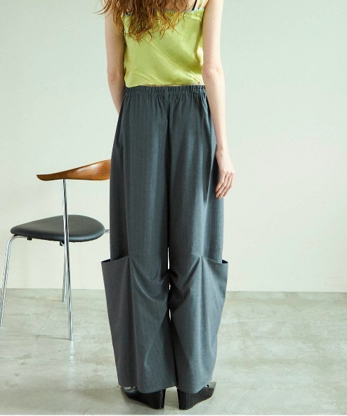 SALE】High Waist Wide Pants