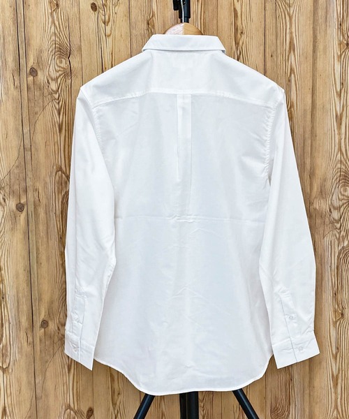 TopIsm（トップイズム）の「無地 チェック ストライプ ブロード長袖シャツ（シャツ/ブラウス・メンズ・ホワイト×ブルー/ブラック系その他2/ブラック/ホワイト/ブルー系その他/ブラック系その他/ブルー/ホワイト×ブラック/ネイビー/オレンジ・L/XL/M）」の12枚目の写真